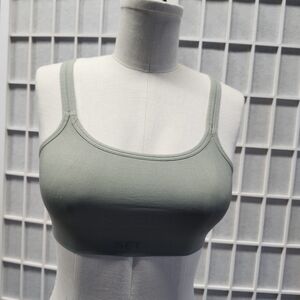 SET ACTIVE Women's Ribbed Sage Green Bralette